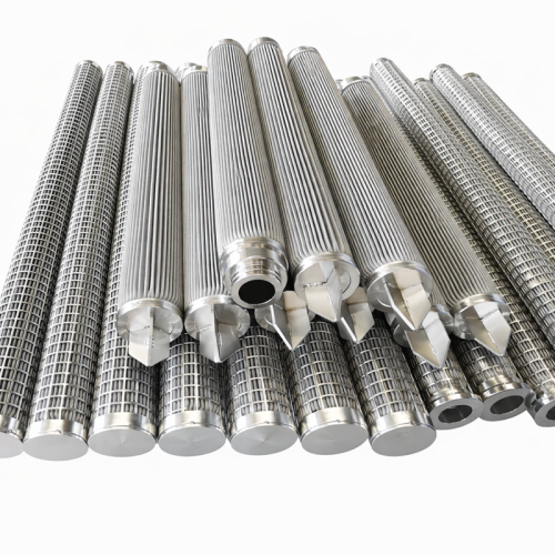 Sintered Metal Fiber Pleated Cartridge